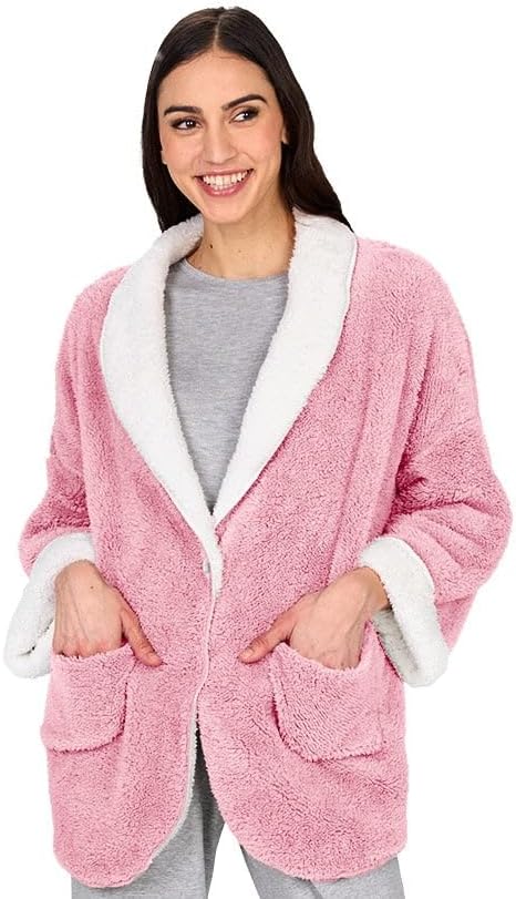The Lakeside Collection Women's Fleece Reversible Jacket