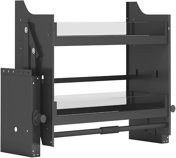 Upper Kitchen Cabinet Storage Pull Down Shelf Spice Rack Organizer (24inch Cabinet)