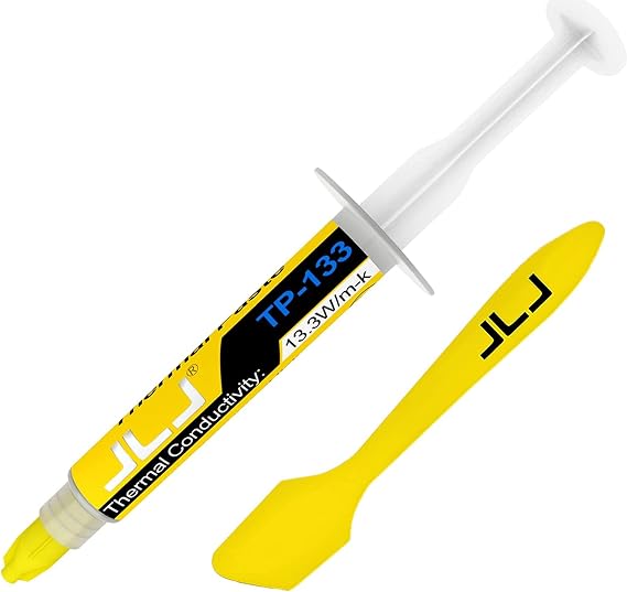 JLJ Thermal Paste 3g Carbon Based Compound for CPU, GPU, IC and Heatsinks | Carbon Thermal Compound; Broad Compatibility; Easy Application; Efficient Heat Transfer; Durable Performance