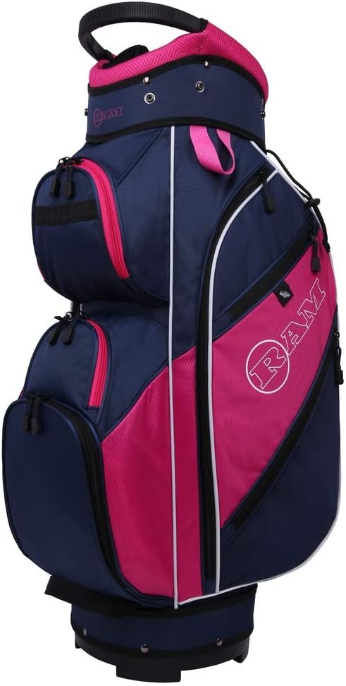 Ram Golf Lightweight Ladies Cart Bag with 14 Way Dividers