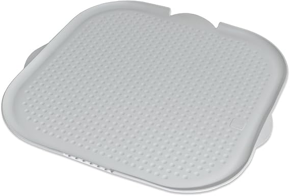 Modkat Katch Litter Mat for Cats -Traps Litter and Mess, Non-Slip, Easy to Clean, Soft Material, Waterproof, Grey