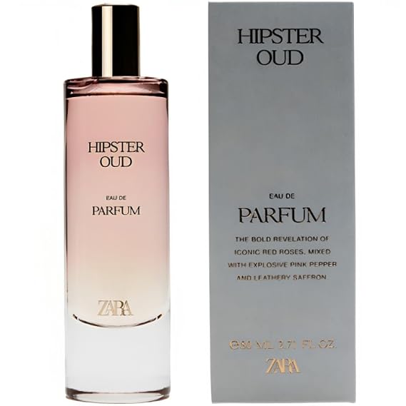 Zara Hipster Oud Perfume for Women EDP Eau De Parfum 80 ML (2.7 FL. OZ)