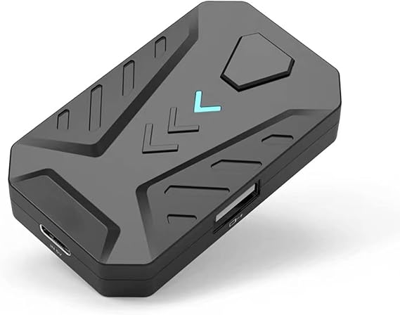 Keyboard Mouse Converter, Portable USB C Keyboard and Mouse Adapter Delay Game Controllers Adapter Converter for PS3/for/for 360/for ONE