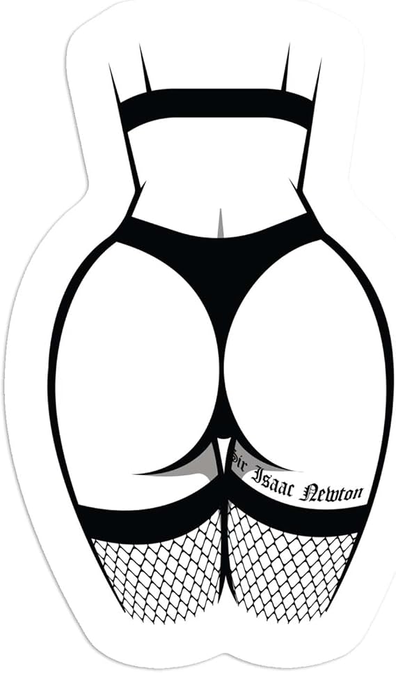 Women's Butts and Legs in Panties Sticker for Adult Laptop Skateboard Motorcycle Car Bike Luggage Trolley Case Decoration Waterproof Decals Sticker (Design 2)
