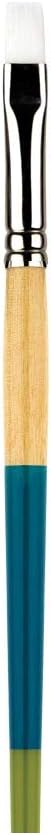 Princeton 9850FS-6 Taklon Flat Shader 6 Snap Brush, White