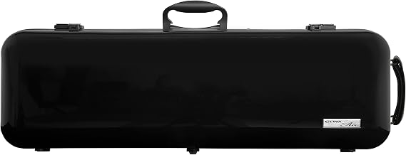 GEWA AIR 2.1 Violin Case Black High Gloss with Additional Side Handle Made in Germany