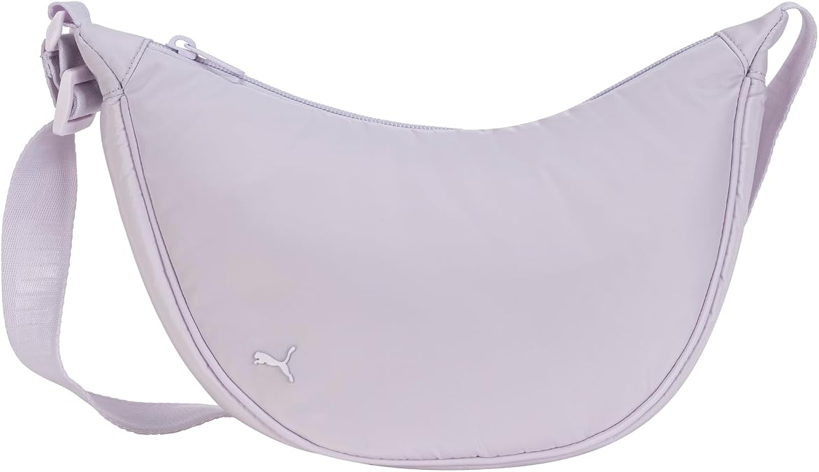 PUMA Women's Neighborhood Nylon Crossbody Bag with Adjustable Strap & Zip Pockets