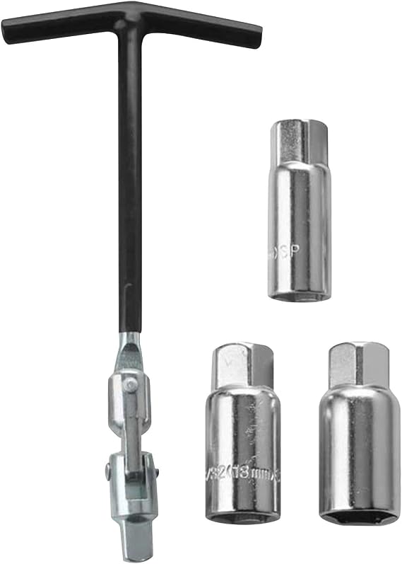 Spark Plug Socket Wrench Spark Plug Removal Tool Set T-Handle Steel Spark-Plug Spanner 16mm 18mm 21mm