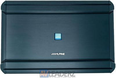 Alpine R-A75M R-Series Monoblock Subwoofer Amplifier - 750 Watts Rms Power with 0 Gauge Amplifier Kit
