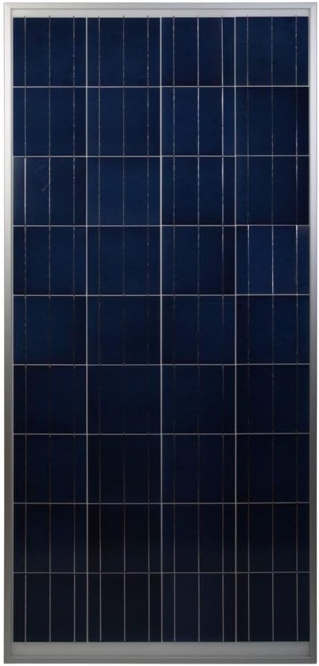 Sunforce 37150 150W Watt 12 Volt Crystalline Solar Panel High Efficiency PV Module Power Charger for RV, Marine, Camping, and Off-Grid Home Power