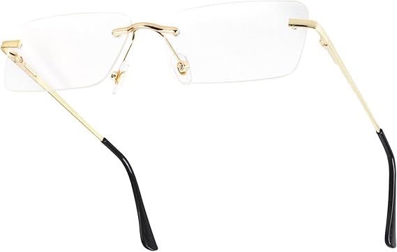 Rimless Rectangle Sunglasses
