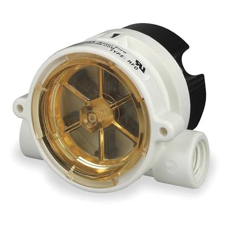 Flow Rate Monitor,Rotor,5 GPM Max RFO, 155421-1 Each