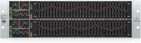 Behringer ULTRAGRAPH PRO FBQ6200HD High-Definition 31-Band Stereo Graphic Equalizer with FBQ Feedback Detection System