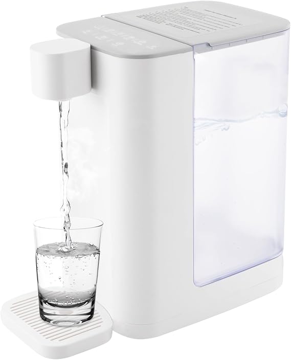 Instant Hot Water Dispenser, Electric Kettles, Instant Countertop Water System for Quick Heating & Outputting, Adjustable 5 Temperatures & 2 Water Outputs, 102 Ounce 3L Water Tank Capacity