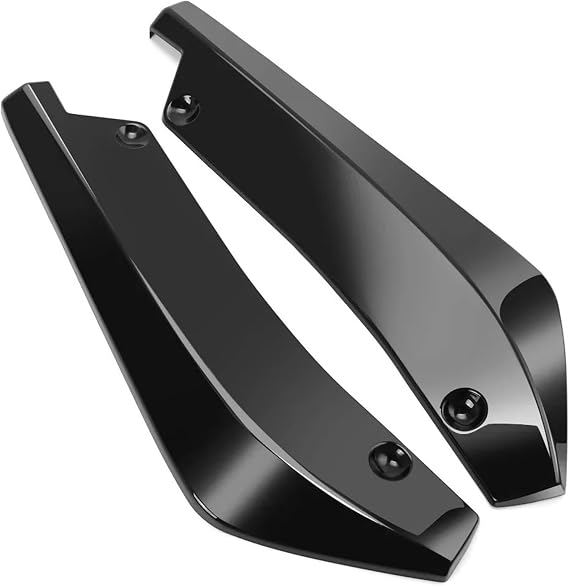 2Pcs Rear Bumper Fin Canard Side Lip Splitter Body Kit For Mitsubishi For Lancer 2008-2017