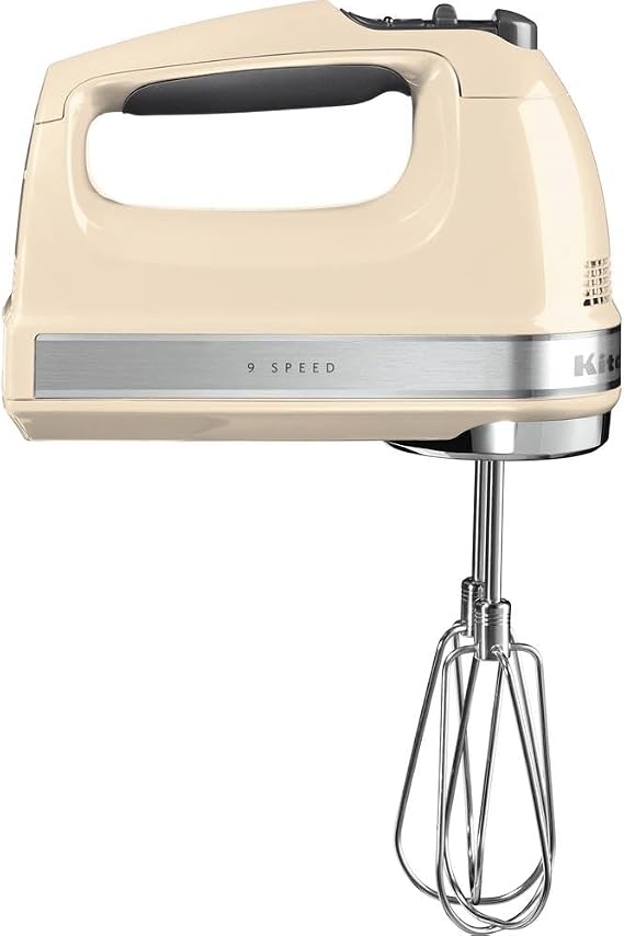 Kitchenaid 9 Fast Hand Mixer 5KHM9212 Almond Cream-EAC