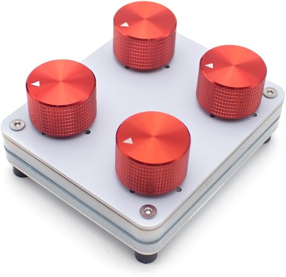4-Knob MIDI Controller USB-C Programmable DAW Control Knobs