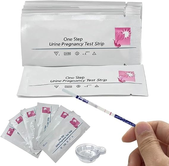 Pregnancy Test HCG Strips 100 Count for Fertility Women | Home Early Detection Pregnancy Kits with Over 99% Accurate | Bulk Highly Sensitive HCG Urine Tests | Individually Wrapped | 100 Cups