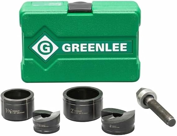 Greenlee Slug-Buster 1-1/2" - 2" Manual Knockout Set