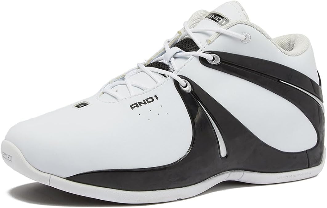 AND1 Rise Mens Basketball Shoes, Sneakers for Indoor or Outdoor Street or Court, Sizes 7 to 15