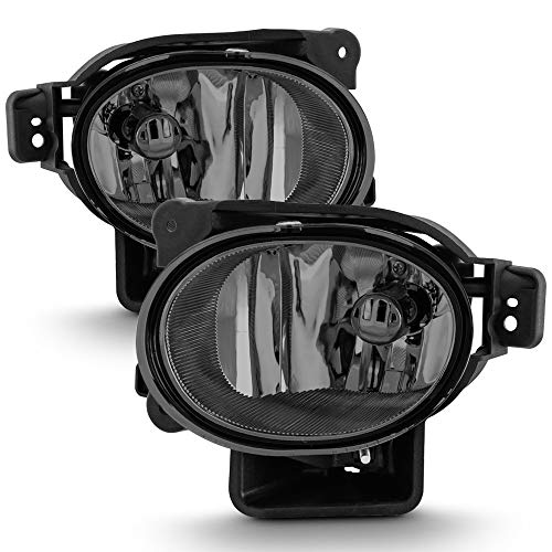 ACANII - For 2007-2008 Acura TL Smoked Lens Bumper Fog Lights Assembly Driving LampsBulbs Driver & Passenger Side