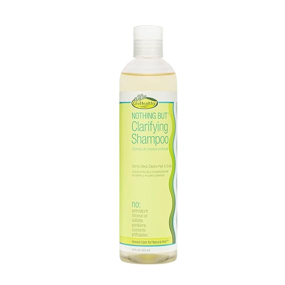 Clarifying Shampoo, Sulfate Free Detox - 12 fl oz | Removes buildup and excess oil from strands. Deep cleans hair and scalp for a refreshed feel without sulfates or parabens.