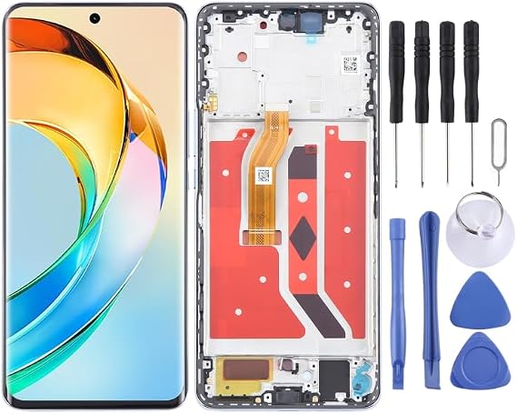 for Honor X9b LCD Screen Digitizer Full Assembly with Frame Mobile Displays