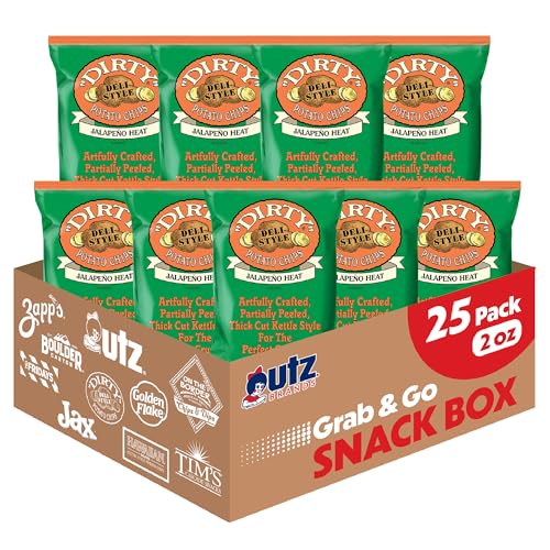Dirty Chips Jalapeno Heat, 2-Ounce Pack of 25