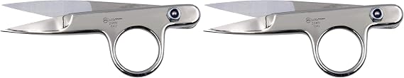 Ultima 4.5 Thread Nippers Hot Forged Precision Thread Snips, Embroidery Snipper & Seam Cutter (Single Pack) (Pack of 2)