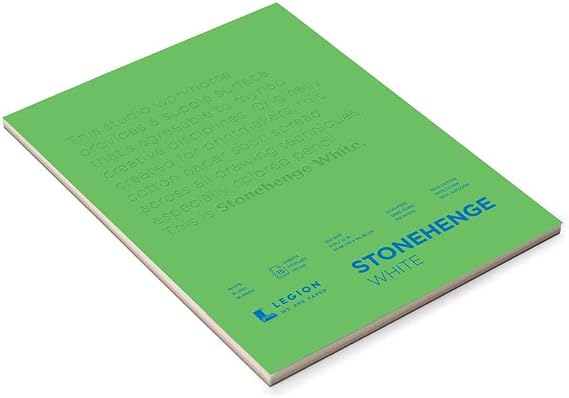 Legion Stonehenge Pad, 9 X 12 inches, White, 15 Sheets