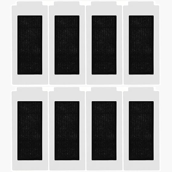 8pcs Filters for Ecovacs Deebot T30S/T30S AI/T30S PRO/T30S COMBO/T30S CARE/Yeedi M12 Pro+ Ecovacs Deebot Filter Replacement Yeedi Filter