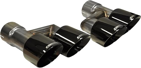 Corsa 14333BLK Black Tip Kit (Ford Mustang GT)