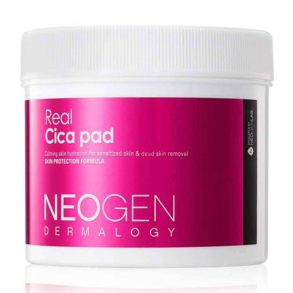 DERMALOGY by NEOGENLAB Real Cica Pad - Restores Skin Barrier Soothes Gently Exfoliates & Cleanses Cica Micellar Pad