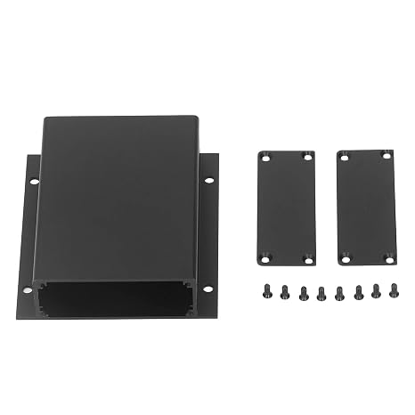 Aluminum alloy enclosure, waterproof electronic project case with good sealing performance, corrosion resistant DIY instrument box for circuit board, power amplifier, industrial equipment