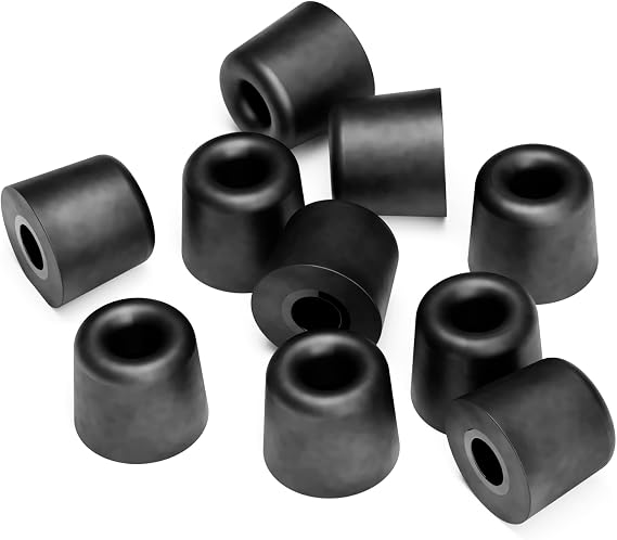 Decibullz Custom Molded Memory Foam Earbud Tips 5 Pairs Medium | Comfortable Ear Bud Replacement Tips for Earphones & Earplugs (Pack of 1)