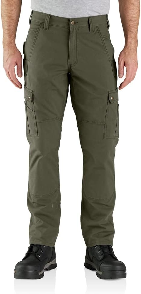 Carhartt Herren Rugged Flex Relaxed Fit Ripstop Cargo Fleece-Lined Work Casual Pants