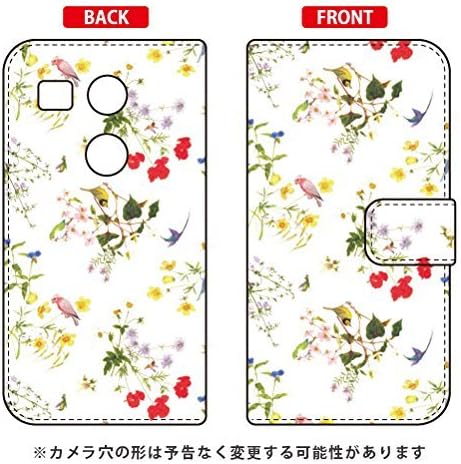 SECOND SKIN Folio Smartphone Case SINDEE "Natural Flower White" / for Nexus 5X LG-H791/docomo DLGN5X-IJTC-401-LJB3 DLGN5X-IJTC-401-LJB3