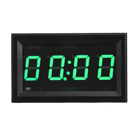 Digital Clock Luminous Multifunction Waterproof 4.5 Inch 30V Car Truck Boat Decorative Electronic Accessories with LED Display