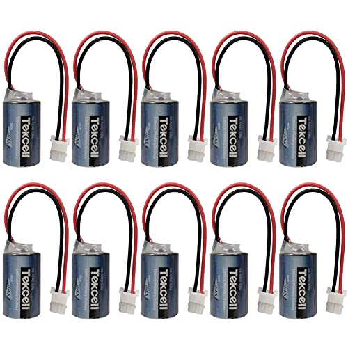 10 PCS SB-AA02 3.6V Lithium Battery 1200mAh for Tekcell SB-AA02 3.6V 12AA Lithium Battery Replacement LS14250 PLC Battery