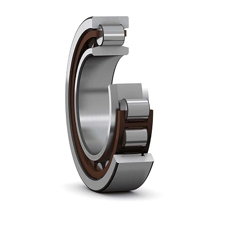 SKF NU 2203 ECP Cylindrical Roller Bearing, Straight Bore, Removable Inner Ring, High Capacity, Polyamide/Nylon Cage, Metric, Normal Clearance, 17mm Bore, 40mm OD, 16mm Width