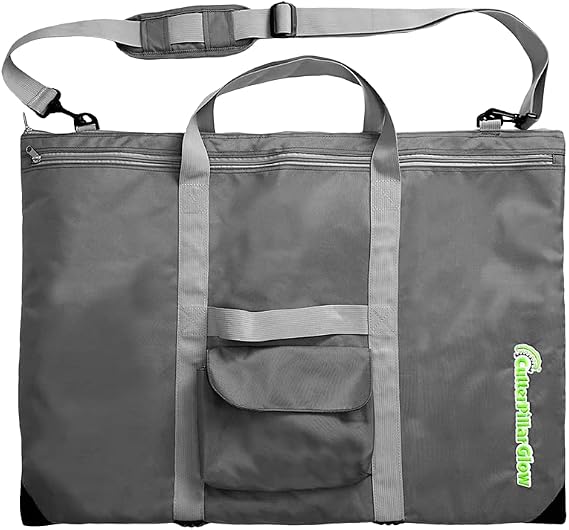 Cutterpillar Glow Ultra Tote Padded Carry Bag for Glow Ultra Light Board & Accessories Travel Tote for Light Board and Accessories Protective Travel Case with Handles & Shoulder Strap