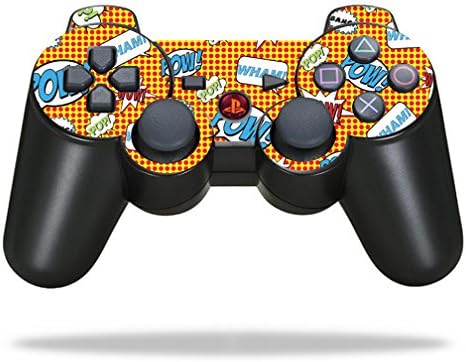 Protective Vinyl Skin Decal Skin Compatible with Sony PlayStation 3 PS3 Controller wrap Sticker Skins Pop Art