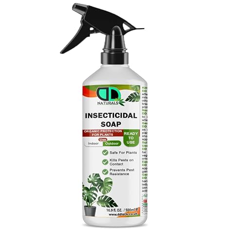 100% Natural Insecticidal Soap – Insecticidal Soap for Plants, Organic & Biodegradable Formula, Kills Aphids, Mites & Thrips, Eco-Friendly & Non-Toxic (500ml Spray)