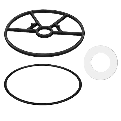 SP0714T Pool Filter Valve Seal Replacement Kit with Hayward Sp0714t Vari-Flo XL Valve and SPX0714CA O-Rings Gasket Black