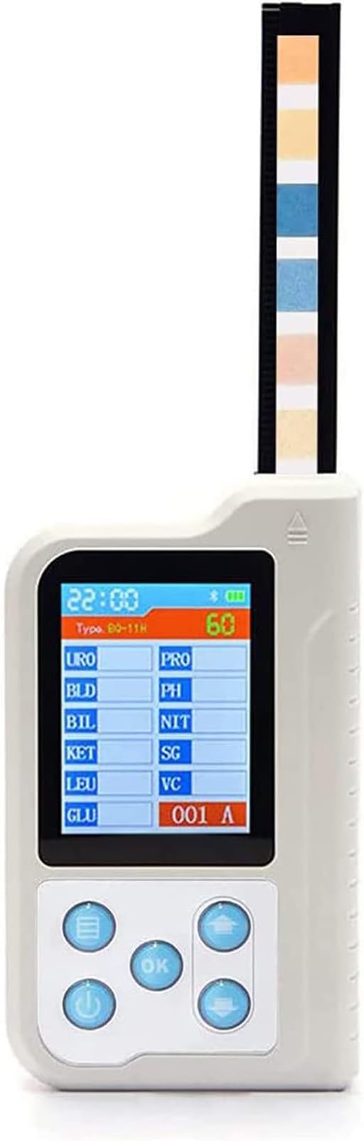 Digital Urine Analyzer 100 Strip PH Test Strips - 11 Routine Urine Analysis Tools for Hospitals, Clinics, and Home Testing