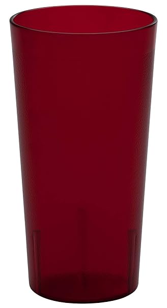 Cambro 2000P2156 Colorware Tumbler 22 oz. Ruby Red Case of 24