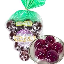 Kyoho Grape Jelly Bites - Sweet & Tangy Japanese-Inspired Gel Snacks, 280g/10 Piece Fruity Popping Jellies with Real Grape Flavor, Family-Friendly Treat for Lunchboxes & Snack Time