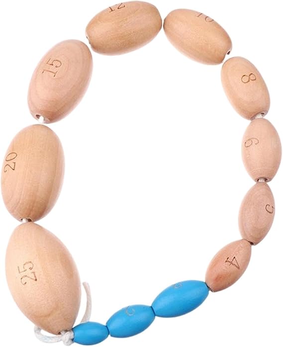 Wooden Prader Orchidometer - Testicular Volume Tool, Endocrine Measurement Scale, Pediatric Diagnostic Device | Endocrine Rosary for Endocrinologist and Pediatrician to Measuring Testis Scale