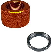 FSI Thread Protector 5/8x24 0.59 inch Long with Crush Washer (Orange)
