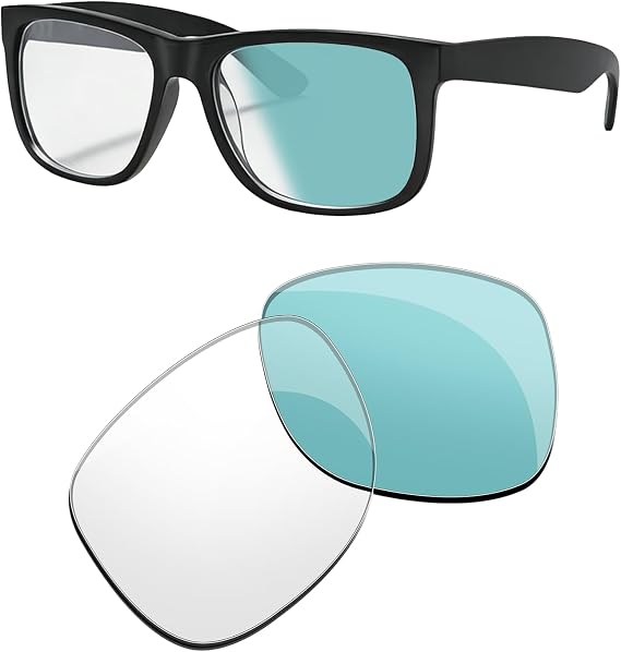 Photochromatic Lenses Replacement for Ray Ban Justin RB4165 54mm Sunglass -Multiple Options